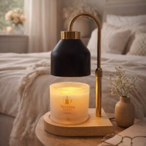 Lámpara calentadora de velas con temporizador