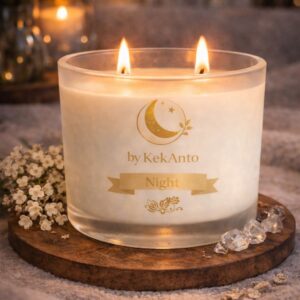 Vela Aromática Night | Vela Relajante para Dormitorio – VelAlma by KekAnto
